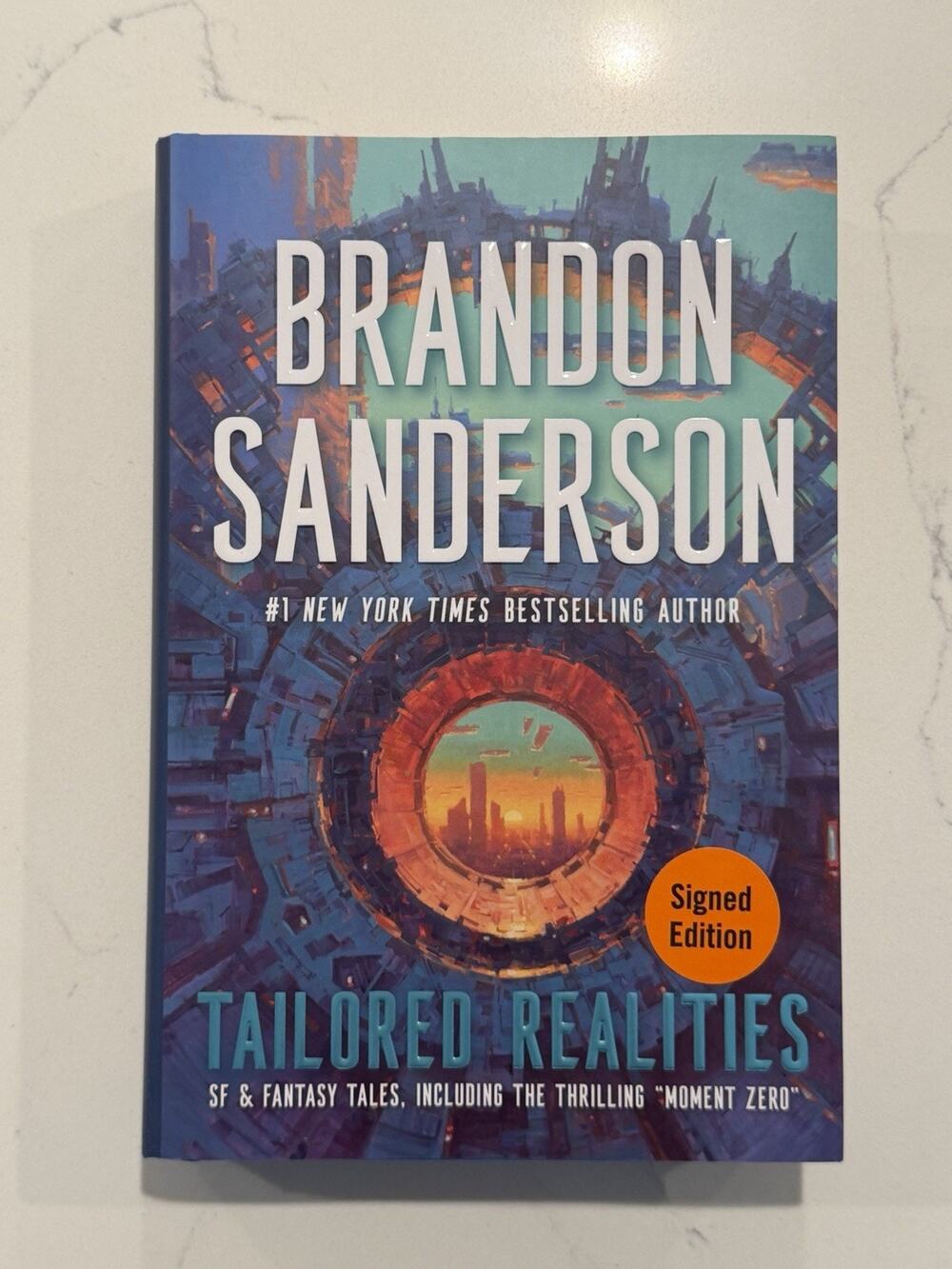 Brandon Sanderson SIGNED AUTOGRAPH Tailored Realities FIRST EDITION #5